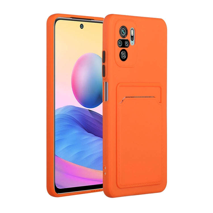 Card Slot Design Shockproof TPU Protective Case, For Xiaomi Redmi Note 10, For Xiaomi Redmi Note ...