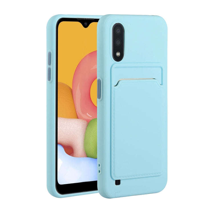 Card Slot Design Shockproof TPU Protective, For Samsung Galaxy A01, For Samsung Galaxy A02, For S...