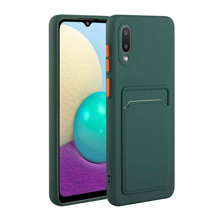 Card Slot Design Shockproof TPU Protective, For Samsung Galaxy A01, For Samsung Galaxy A02, For S...