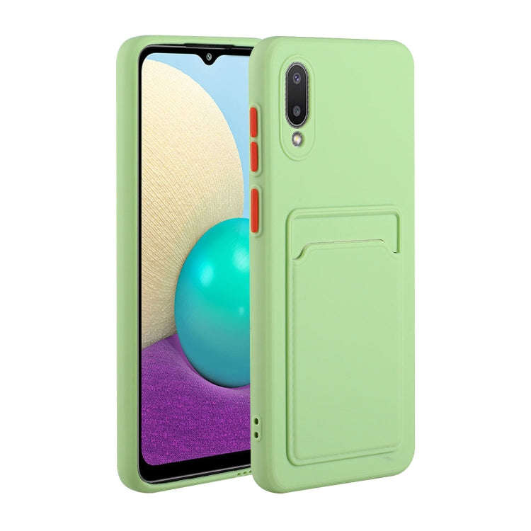 Card Slot Design Shockproof TPU Protective, For Samsung Galaxy A01, For Samsung Galaxy A02, For S...