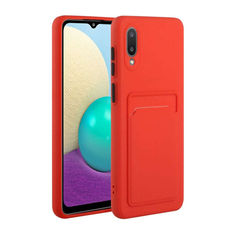 Card Slot Design Shockproof TPU Protective, For Samsung Galaxy A01, For Samsung Galaxy A02, For S...