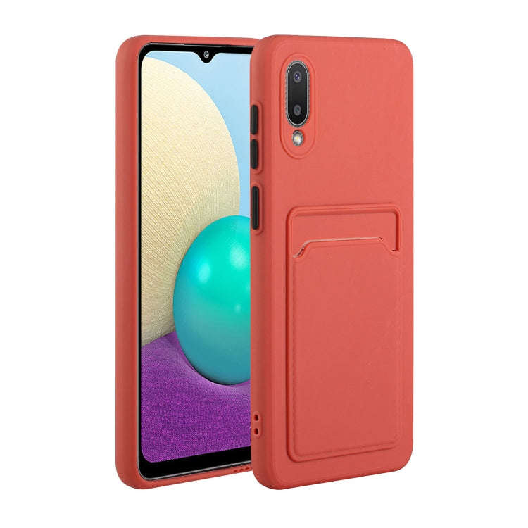 Card Slot Design Shockproof TPU Protective, For Samsung Galaxy A01, For Samsung Galaxy A02, For S...