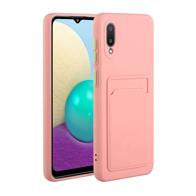 Card Slot Design Shockproof TPU Protective, For Samsung Galaxy A01, For Samsung Galaxy A02, For S...