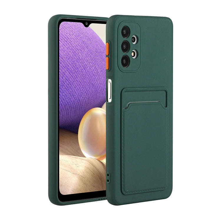 Card Slot Design Shockproof TPU Protective, For Samsung Galaxy A01, For Samsung Galaxy A02, For S...
