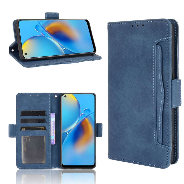 Skin Feel Calf Pattern Horizontal Flip Leather Case with Holder & Card Slots & Photo Frame, For O...