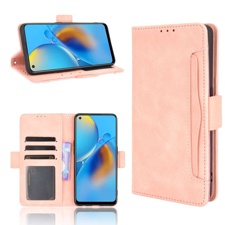 Skin Feel Calf Pattern Horizontal Flip Leather Case with Holder & Card Slots & Photo Frame, For O...