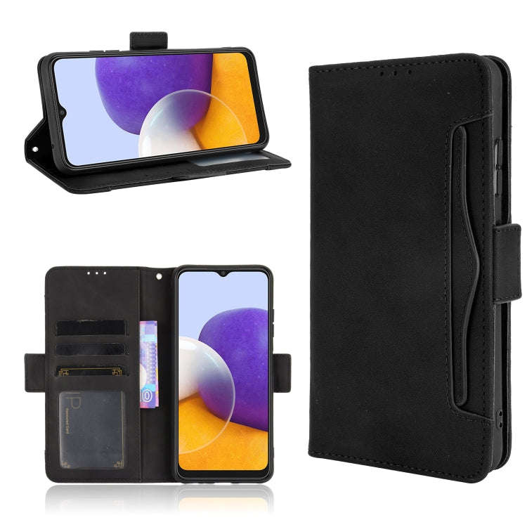 Skin Feel Calf Pattern Horizontal Flip Leather Case with Holder & Card Slots & Photo Frame, For M...