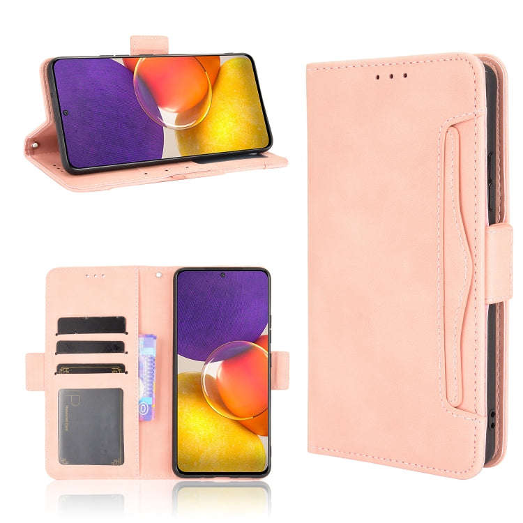 Skin Feel Calf Pattern Horizontal Flip Leather Case with Holder & Card Slots & Photo Frame, For M...