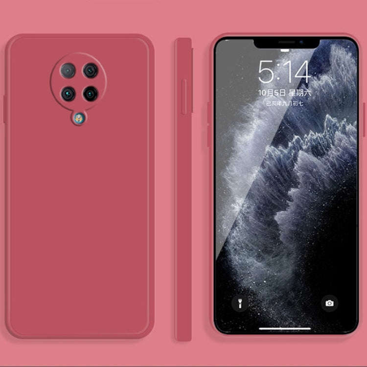 Solid Color Imitation Liquid Silicone Straight Edge Dropproof Full Coverage Protective Case, For ...