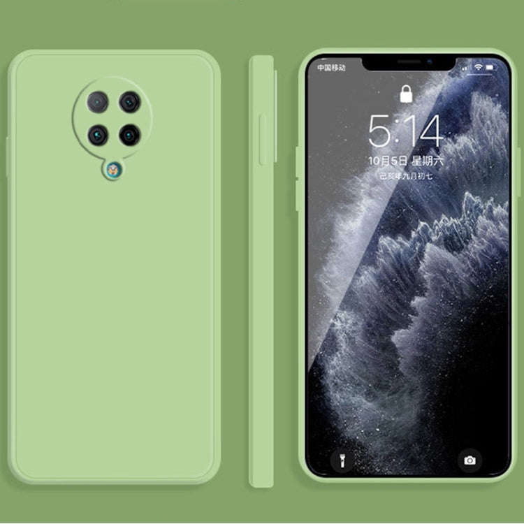 Solid Color Imitation Liquid Silicone Straight Edge Dropproof Full Coverage Protective Case, For ...