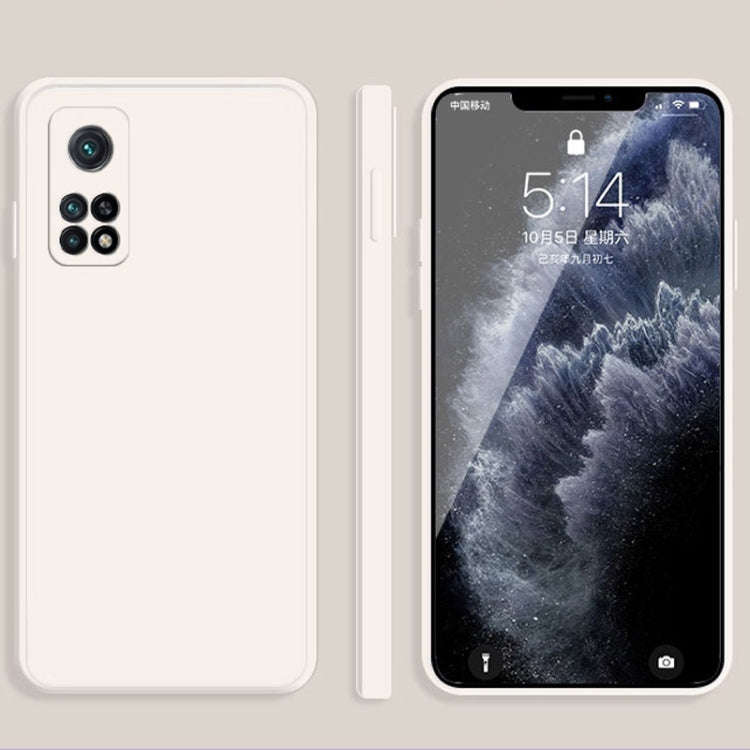 Solid Color Imitation Liquid Silicone Straight Edge Dropproof Full Coverage Protective Case, For ...