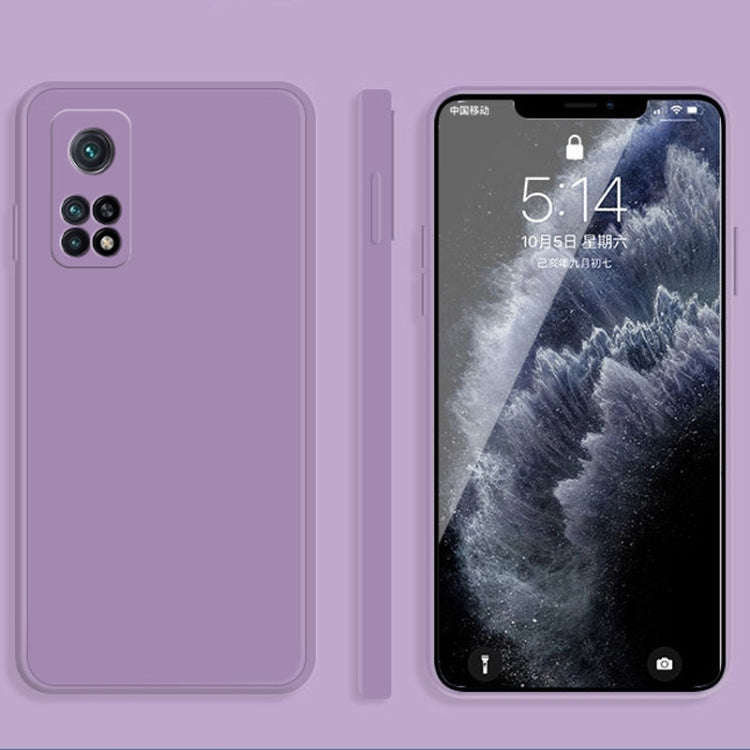 Solid Color Imitation Liquid Silicone Straight Edge Dropproof Full Coverage Protective Case, For ...