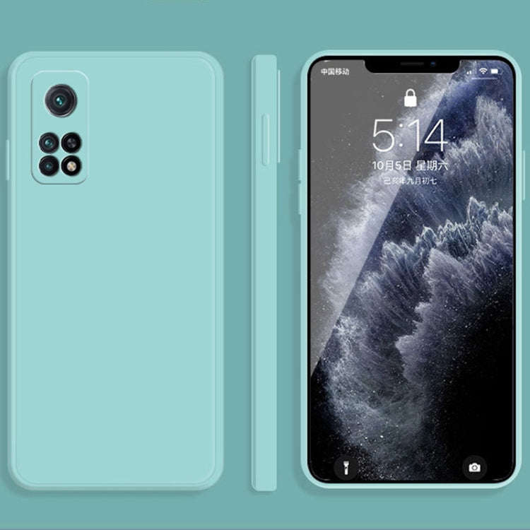 Solid Color Imitation Liquid Silicone Straight Edge Dropproof Full Coverage Protective Case, For ...