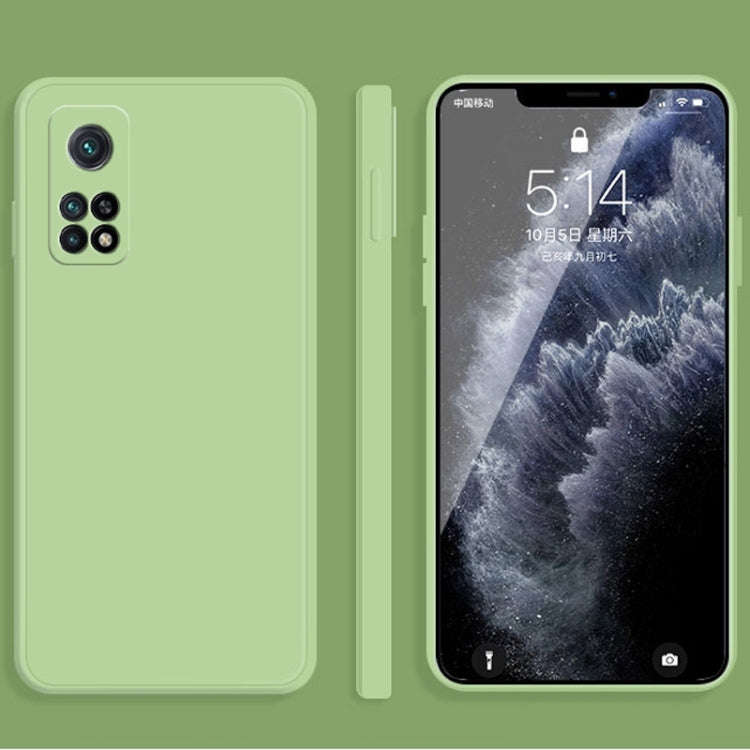 Solid Color Imitation Liquid Silicone Straight Edge Dropproof Full Coverage Protective Case, For ...