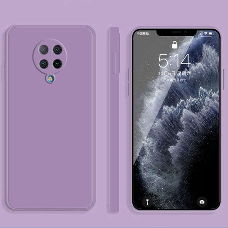 Solid Color Imitation Liquid Silicone Straight Edge Dropproof Full Coverage Protective Case, For ...
