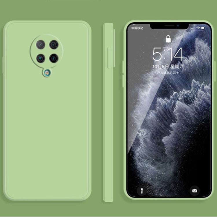 Solid Color Imitation Liquid Silicone Straight Edge Dropproof Full Coverage Protective Case, For ...