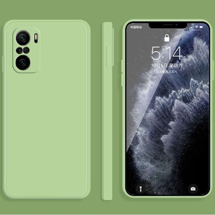 Solid Color Imitation Liquid Silicone Straight Edge Dropproof Full Coverage Protective Case, For ...