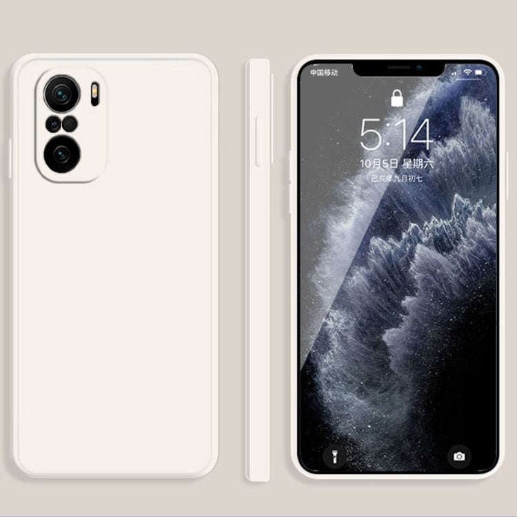 Solid Color Imitation Liquid Silicone Straight Edge Dropproof Full Coverage Protective Case, For ...