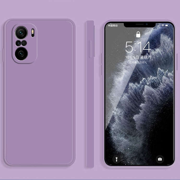 Solid Color Imitation Liquid Silicone Straight Edge Dropproof Full Coverage Protective Case, For ...
