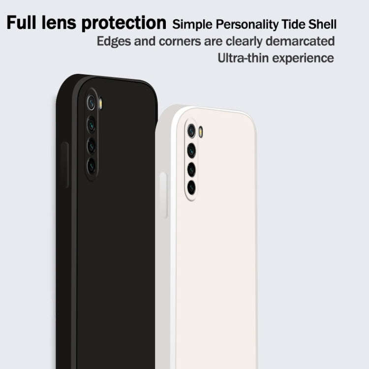 Solid Color Imitation Liquid Silicone Straight Edge Dropproof Full Coverage Protective Case, For ...