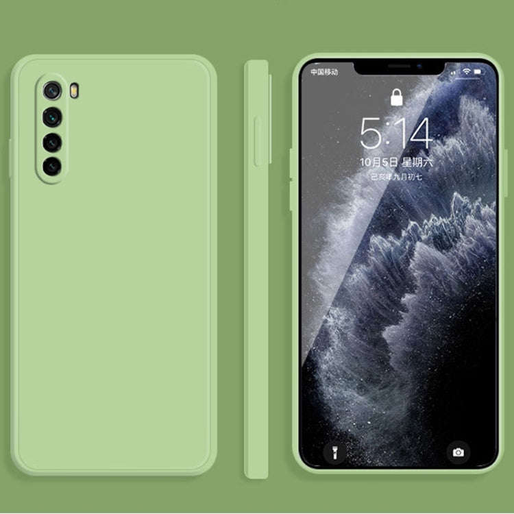 Solid Color Imitation Liquid Silicone Straight Edge Dropproof Full Coverage Protective Case, For ...