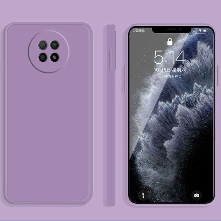 Solid Color Imitation Liquid Silicone Straight Edge Dropproof Full Coverage Protective Case, For ...