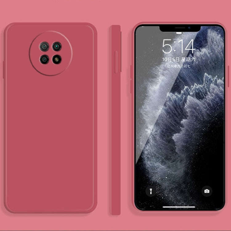 Solid Color Imitation Liquid Silicone Straight Edge Dropproof Full Coverage Protective Case, For ...