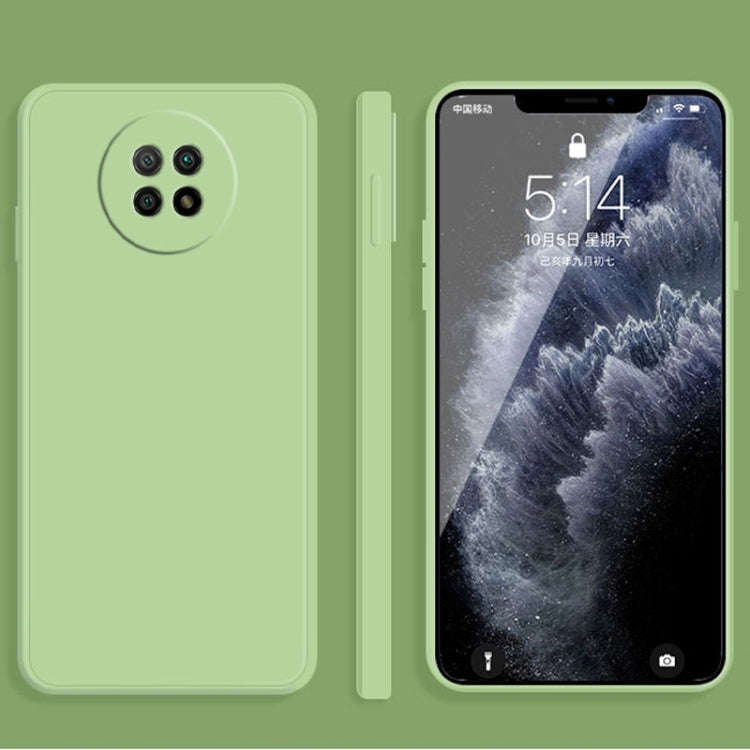 Solid Color Imitation Liquid Silicone Straight Edge Dropproof Full Coverage Protective Case, For ...