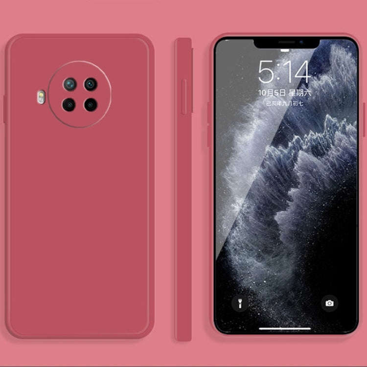 Solid Color Imitation Liquid Silicone Straight Edge Dropproof Full Coverage Protective Case, For ...