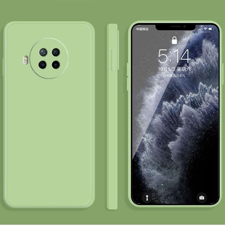 Solid Color Imitation Liquid Silicone Straight Edge Dropproof Full Coverage Protective Case, For ...