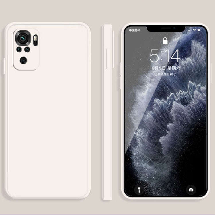 Solid Color Imitation Liquid Silicone Straight Edge Dropproof Full Coverage Protective Case, For ...