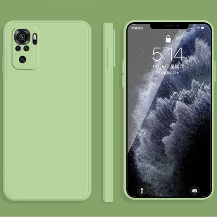 Solid Color Imitation Liquid Silicone Straight Edge Dropproof Full Coverage Protective Case, For ...