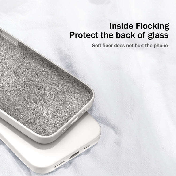 Solid Color Imitation Liquid Silicone Straight Edge Dropproof Full Coverage Protective Case, For ...
