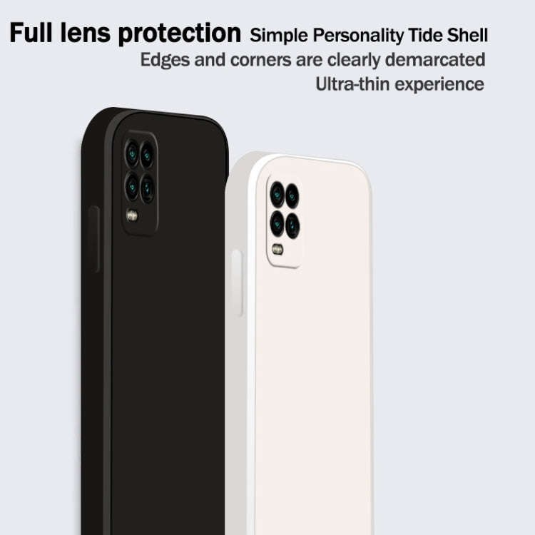 Solid Color Imitation Liquid Silicone Straight Edge Dropproof Full Coverage Protective Case, For ...