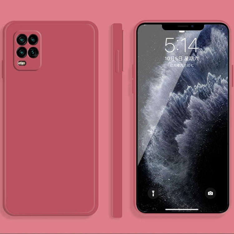Solid Color Imitation Liquid Silicone Straight Edge Dropproof Full Coverage Protective Case, For ...