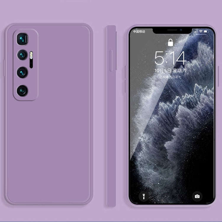Solid Color Imitation Liquid Silicone Straight Edge Dropproof Full Coverage Protective Case, For ...