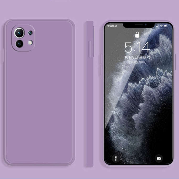 Solid Color Imitation Liquid Silicone Straight Edge Dropproof Full Coverage Protective Case, For ...