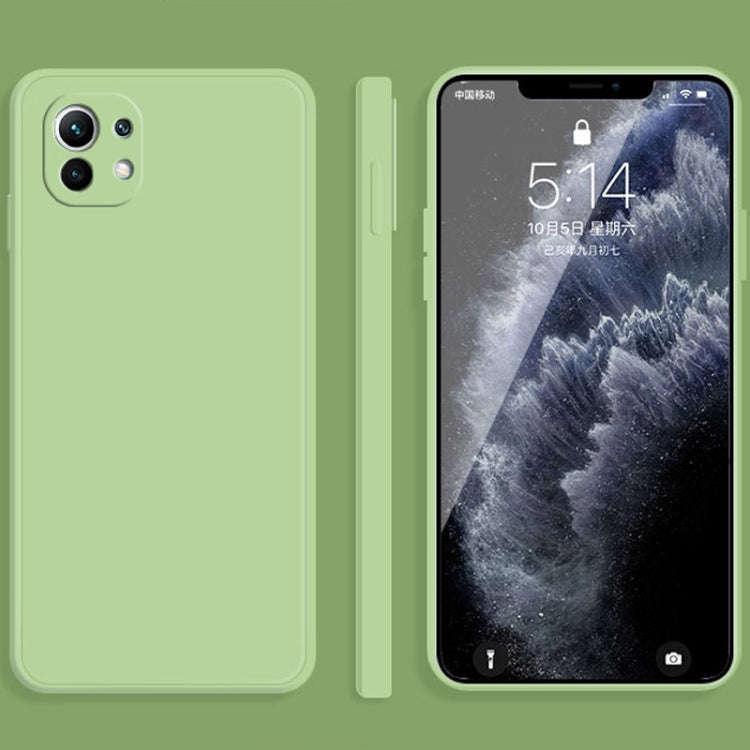 Solid Color Imitation Liquid Silicone Straight Edge Dropproof Full Coverage Protective Case, For ...