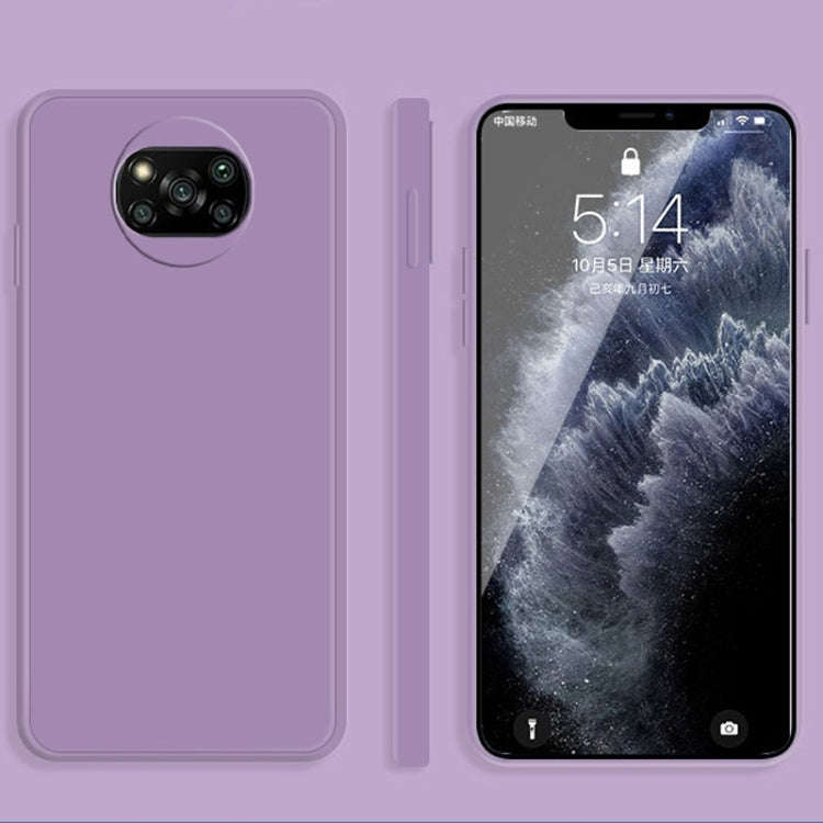 Solid Color Imitation Liquid Silicone Straight Edge Dropproof Full Coverage Protective Case, For ...