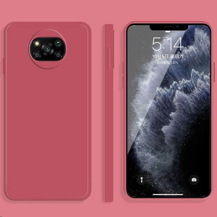 Solid Color Imitation Liquid Silicone Straight Edge Dropproof Full Coverage Protective Case, For ...