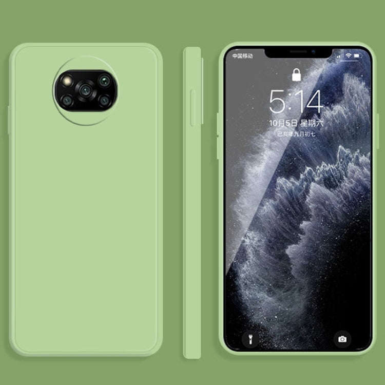 Solid Color Imitation Liquid Silicone Straight Edge Dropproof Full Coverage Protective Case, For ...