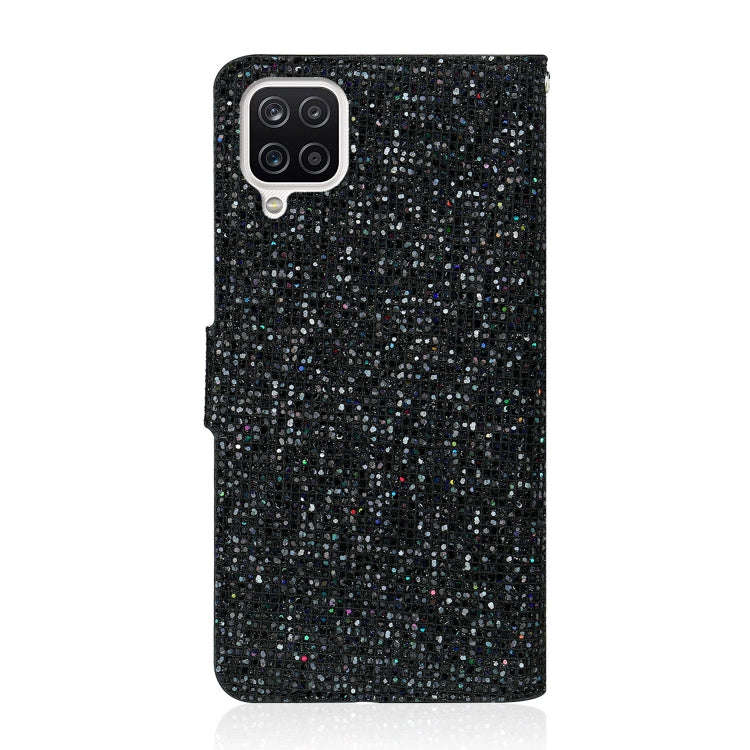 Glitter Powder Horizontal Flip Leather Case with Card Slots & Holder & Lanyard, For Samsung Galax...