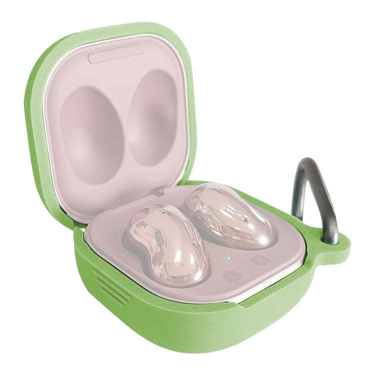 For Samsung Galaxy Buds Live / Pro Bluetooth Earphone Silicone Protective Case with Hook