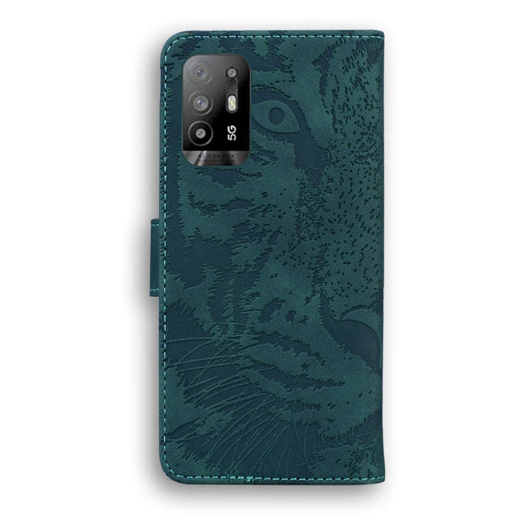 Tiger Embossing Pattern Horizontal Flip Leather Case with Holder & Card Slots & Wallet, For OPPO ...