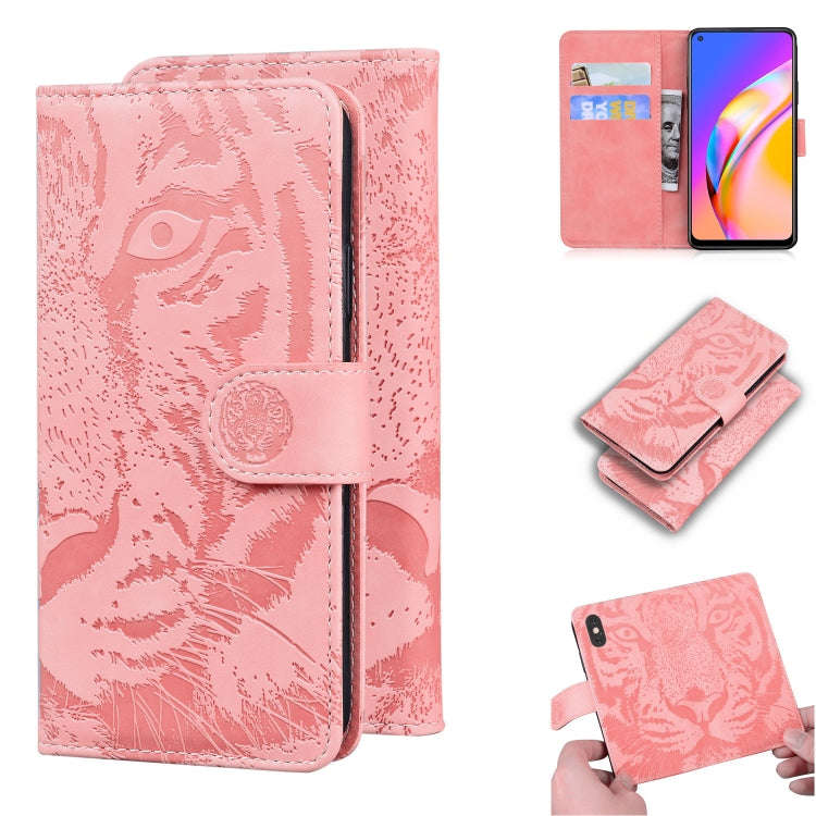 Tiger Embossing Pattern Horizontal Flip Leather Case with Holder & Card Slots & Wallet, For OPPO ...