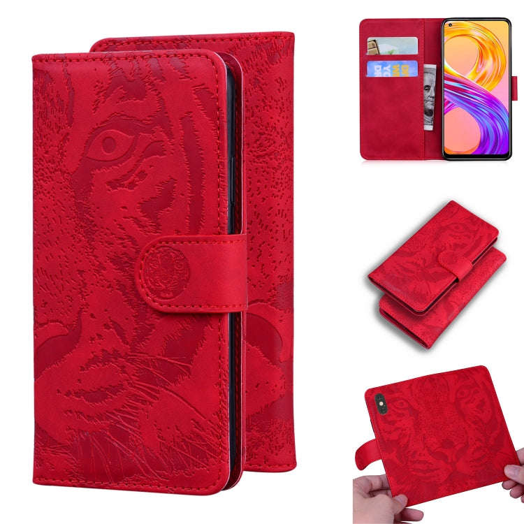 Tiger Embossing Pattern Horizontal Flip Leather Case with Holder & Card Slots & Wallet, For OPPO ...