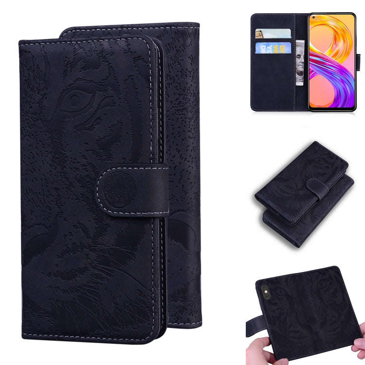 Tiger Embossing Pattern Horizontal Flip Leather Case with Holder & Card Slots & Wallet, For OPPO ...