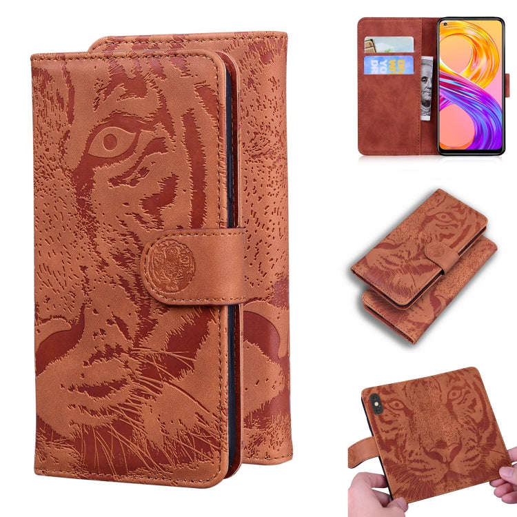 Tiger Embossing Pattern Horizontal Flip Leather Case with Holder & Card Slots & Wallet, For OPPO ...