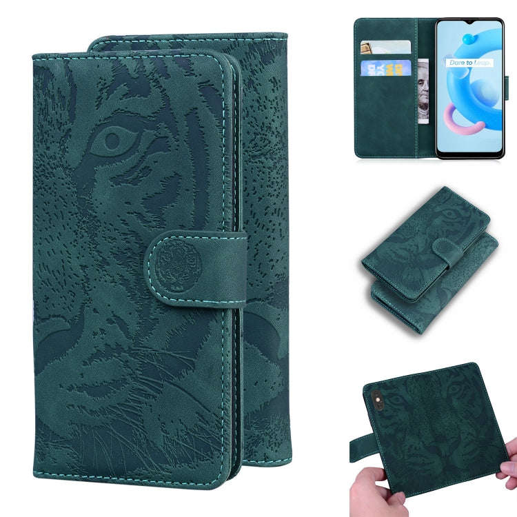 Tiger Embossing Pattern Horizontal Flip Leather Case with Holder & Card Slots & Wallet, For OPPO ...