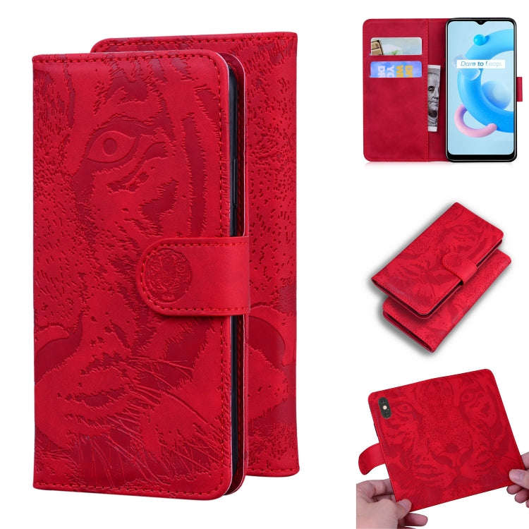 Tiger Embossing Pattern Horizontal Flip Leather Case with Holder & Card Slots & Wallet, For OPPO ...